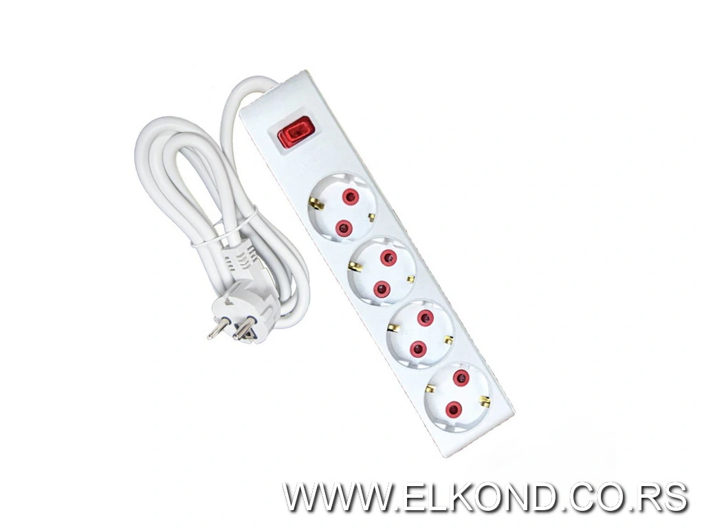 PRODUŽNI KABEL  4/3M SA PREKIDAČEM VISAGE